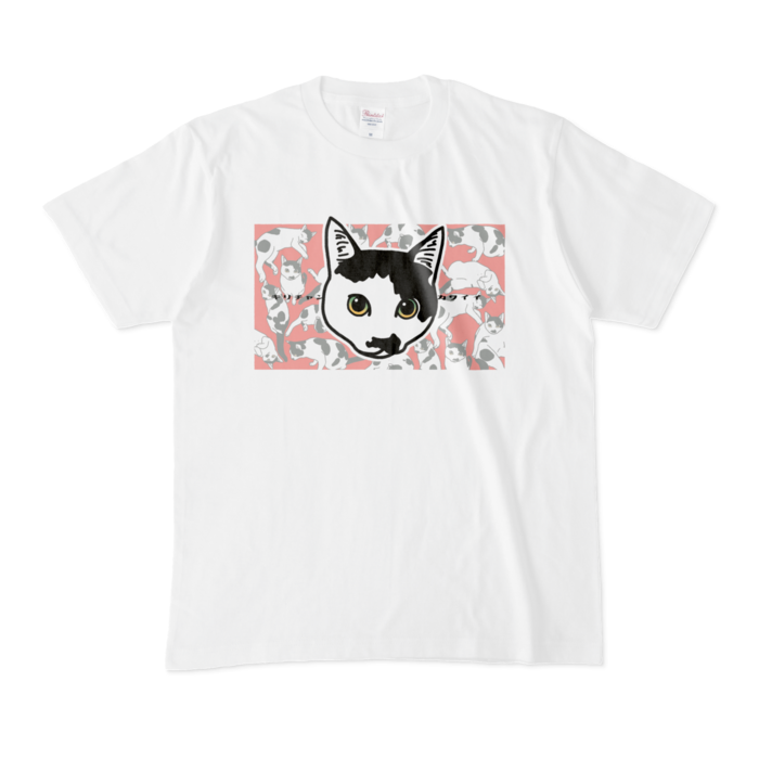 顔だけキリチャンカワイイTシャツ - M - 白