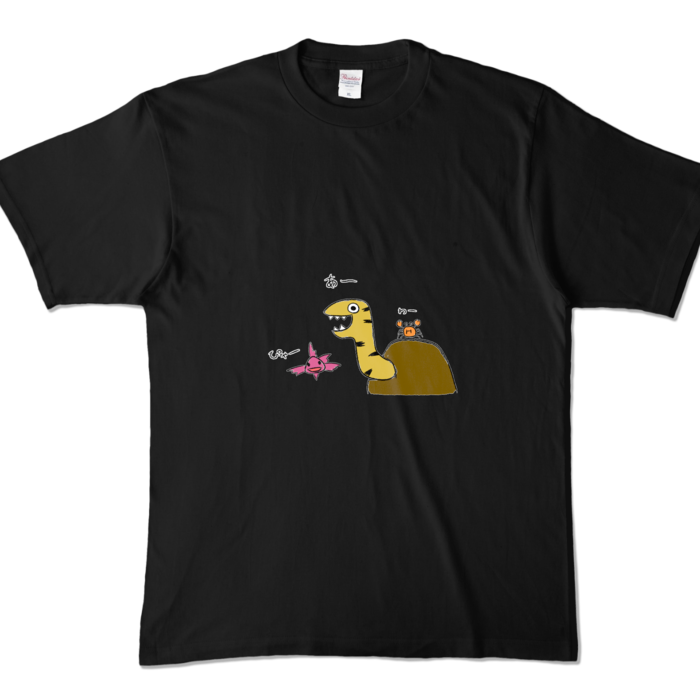 カラーTシャツ - XL - ブラック (濃色)