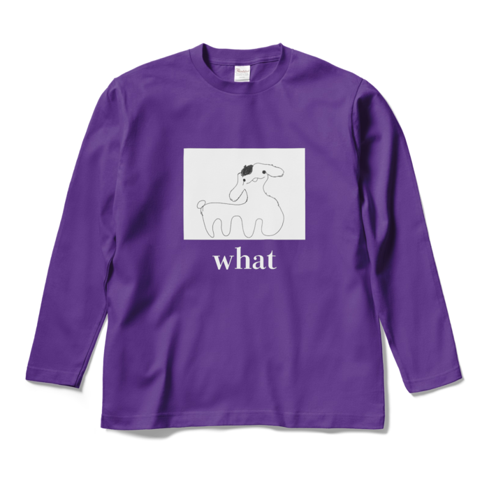 ロングスリーブTシャツ - M - パープル