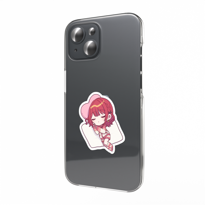 スマホステッカー　すやすや