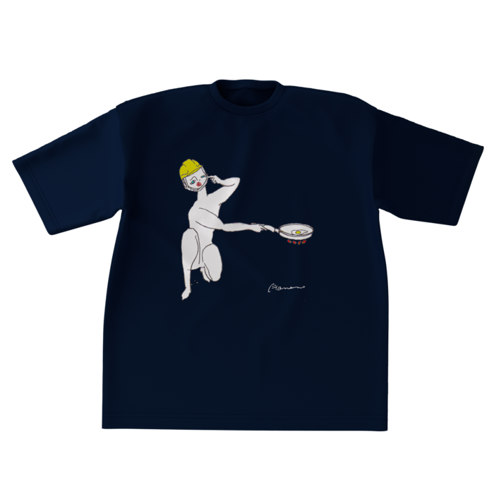 ビッグシルエットTシャツ - XL - 正面