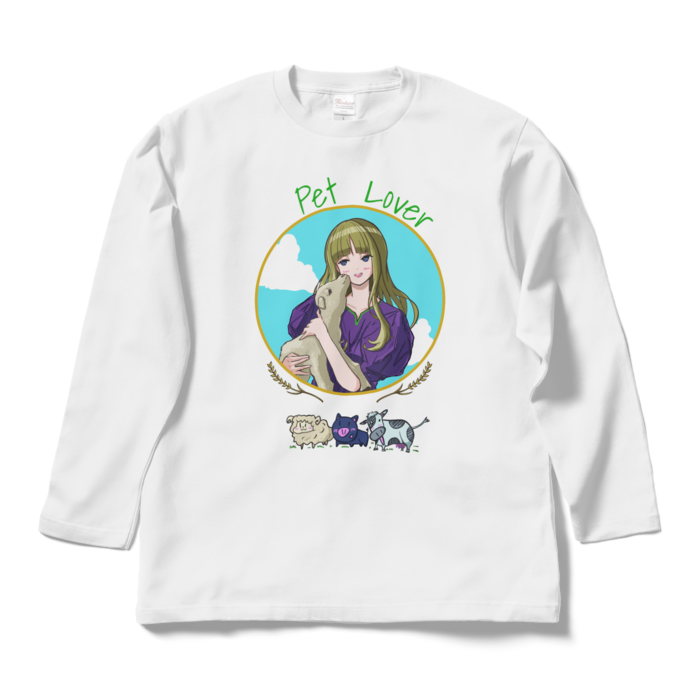 ロングスリーブTシャツ - L - ホワイト