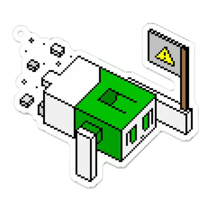 アクリルキーホルダー - 70 x 70 (mm)