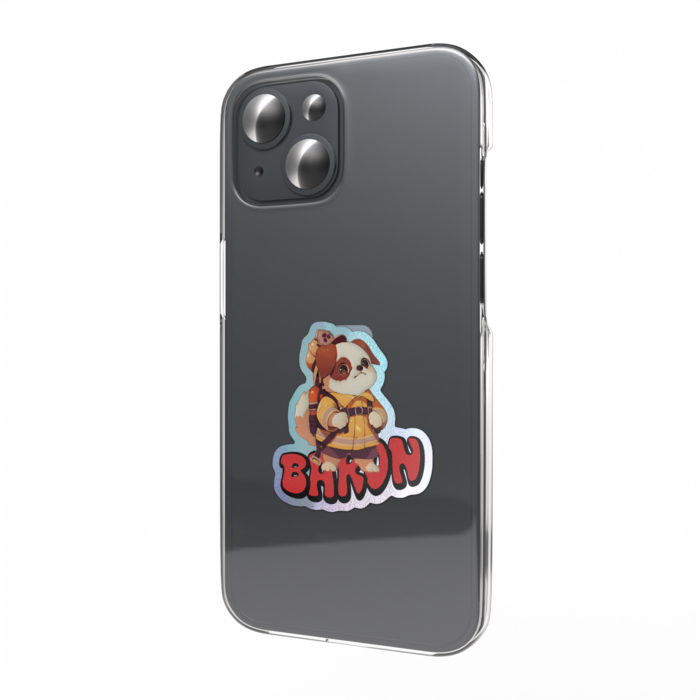 オーロラスマホステッカー - 縦