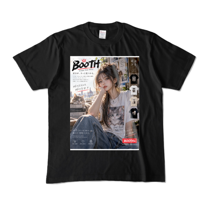 カラーTシャツ - M - ブラック （濃色）