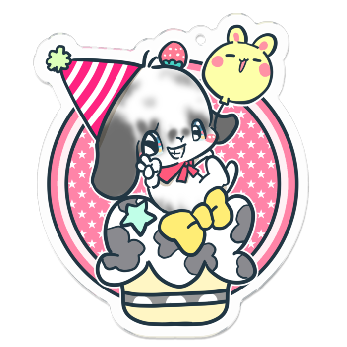 アクリルキーホルダー - 70 x 70 (mm)