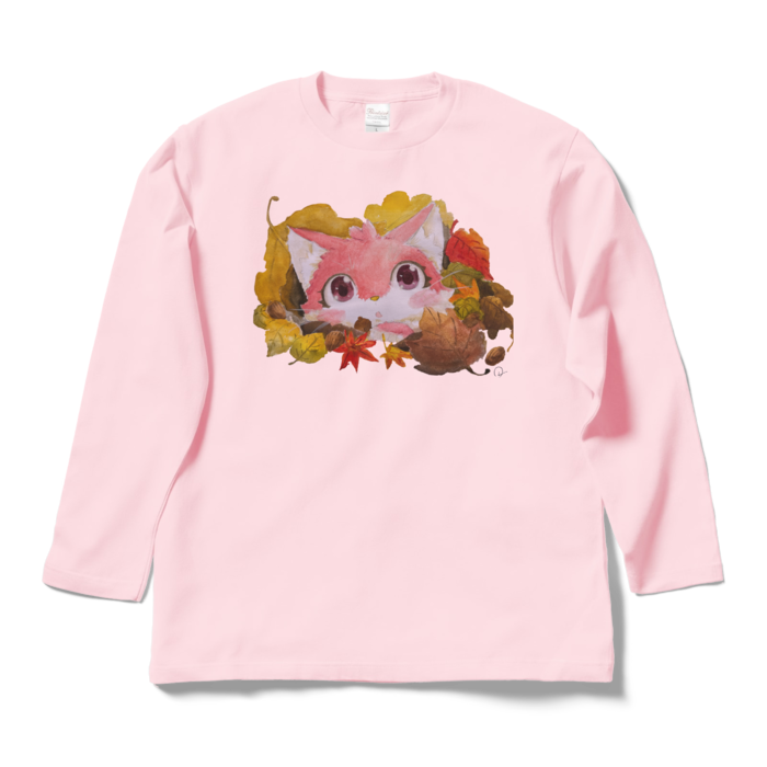 ロングスリーブTシャツ - L - ライトピンク