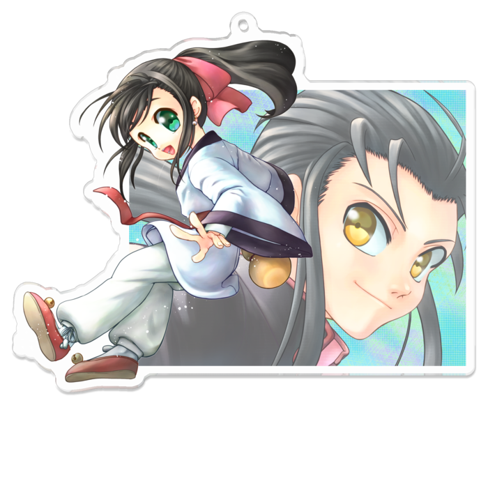 アクリルキーホルダー - 100 x 100 (mm)