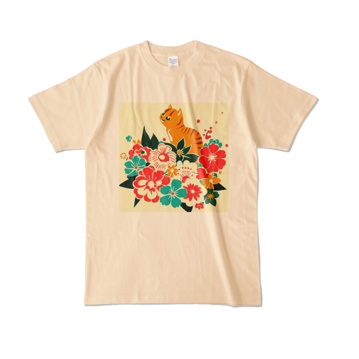 カラーTシャツ - L - ナチュラル (淡色)