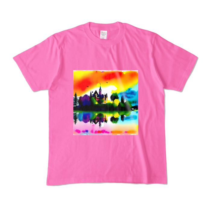 カラーTシャツ - M - ピンク (濃色)