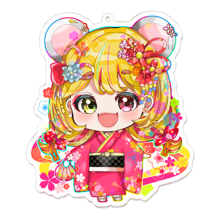 アクリルキーホルダー - 100 x 100 (mm)