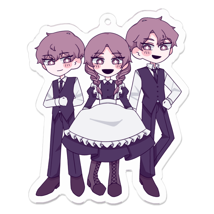 アクリルキーホルダー - 70 x 70 (mm)