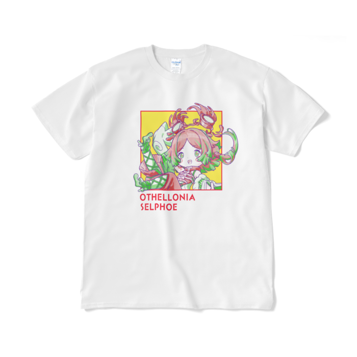ちびキャラ「審判セルフィ」デザインTシャツ（XL/ホワイト）