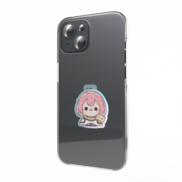 オーロラスマホステッカー - 縦