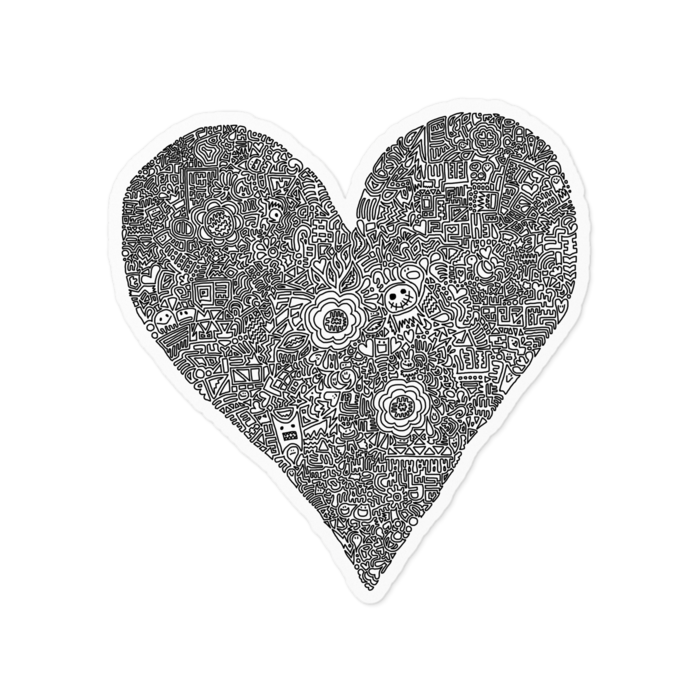 ステッカー - 100 x 100 (mm)