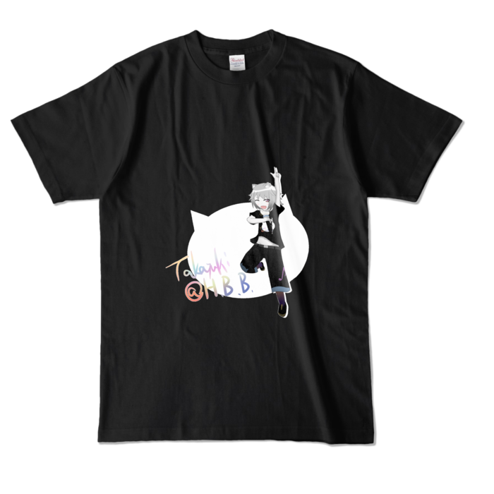 カラーTシャツ - L - ブラック (濃色)