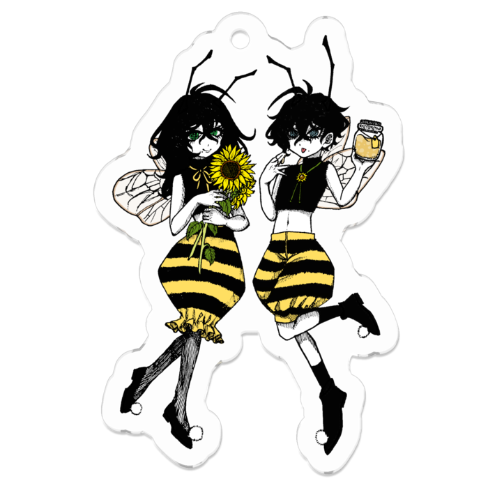 アクリルキーホルダー - 50 x 50 (mm)