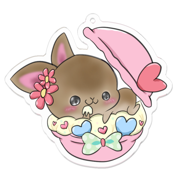 アクリルキーホルダー - 70 x 70 (mm)