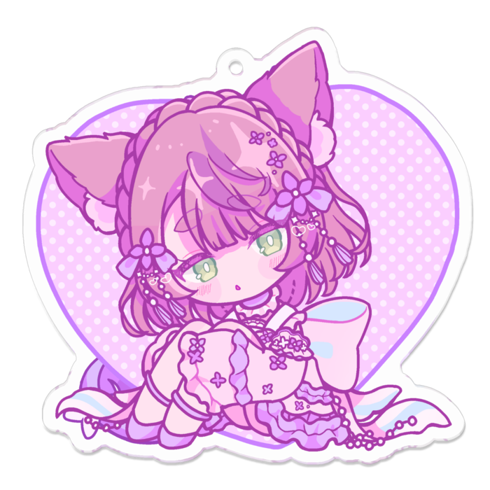 アクリルキーホルダー - 70 x 70 (mm)