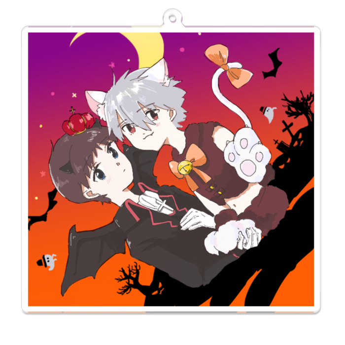 アクリルキーホルダー - 100 x 100 (mm)