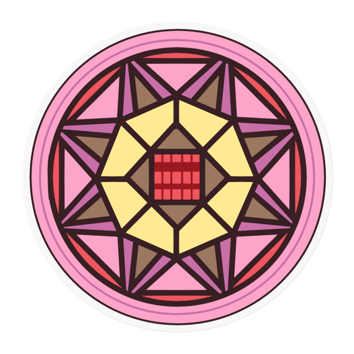 ステッカー - 100 x 100 (mm)