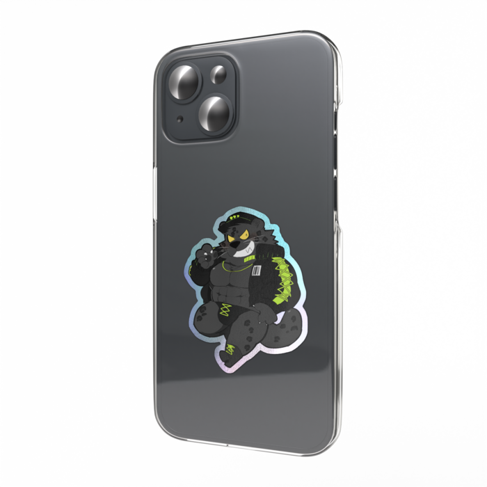 オーロラスマホステッカー - W55 × H91mm 以内