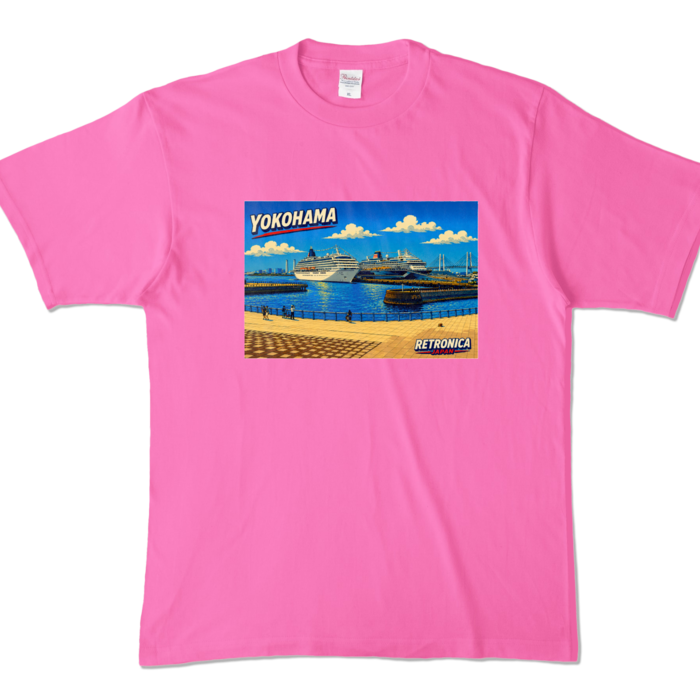 カラーTシャツ - XL - ピンク (濃色)