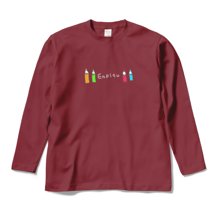 ロングスリーブTシャツ - M - バーガンディ