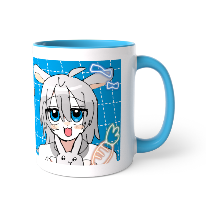 ツートンカラーマグカップ - 直径 8.2cm / 高さ 9.5cm