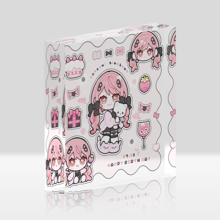 アクリルブロック - 100x100mm