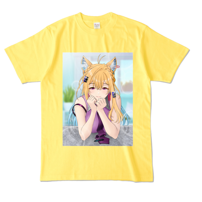 カラーTシャツ - L - イエロー (濃色)