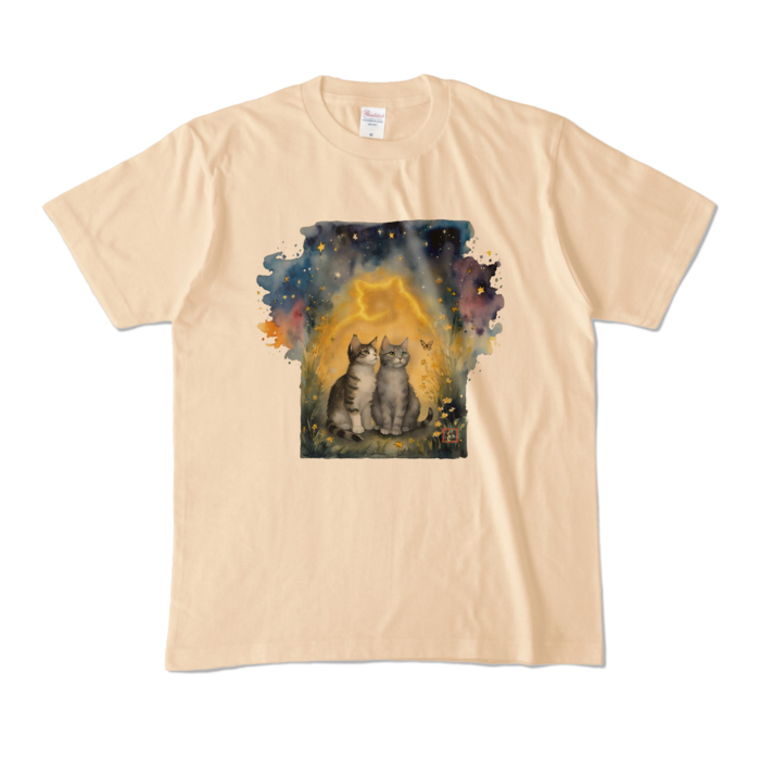 カラーTシャツ - M - ナチュラル (淡色)