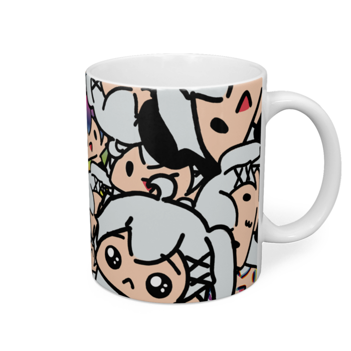 マグカップ - 直径 8 cm / 高さ 9.5 cm