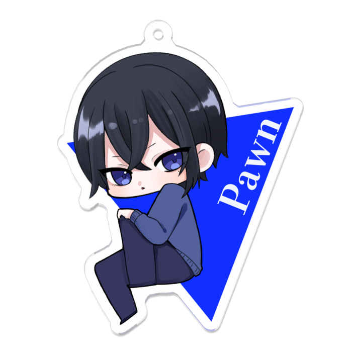 アクリルキーホルダー(コーティング) - 70 x 70 (mm)