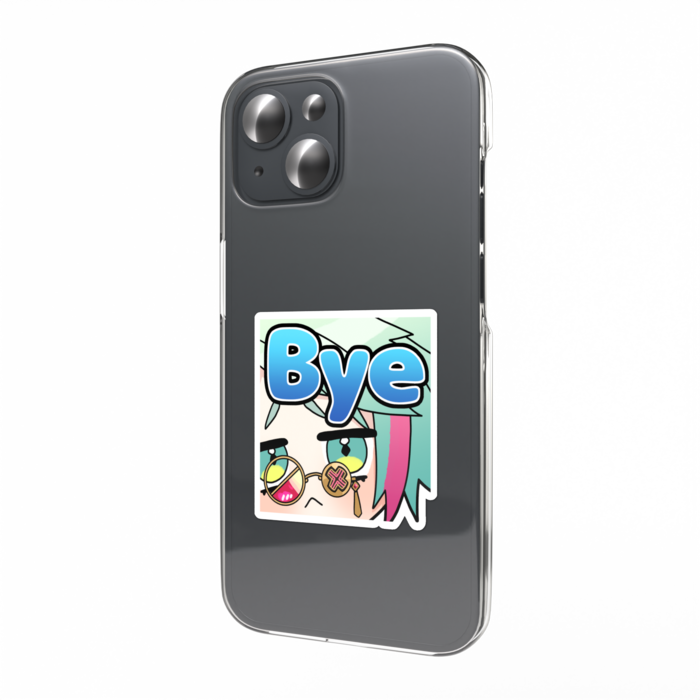 スタンプステッカー【Bye】
