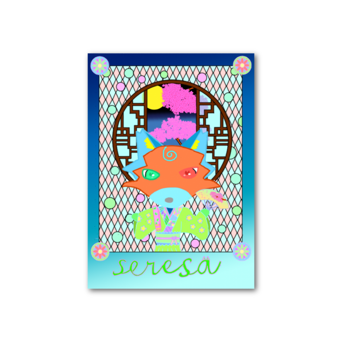 フォト風カード - 縦 - 片面