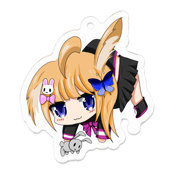 アクリルキーホルダー - 50 x 50 (mm)