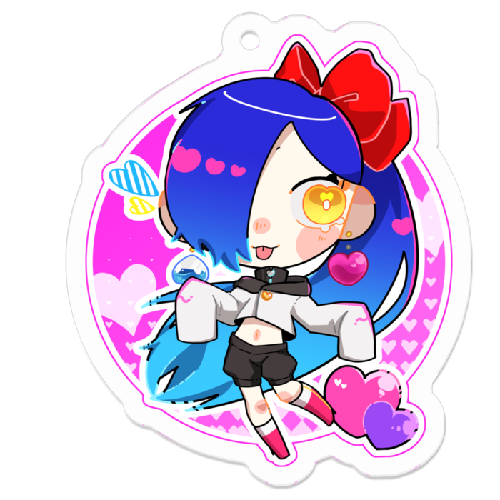 アクリルキーホルダー - 50 x 50 (mm)