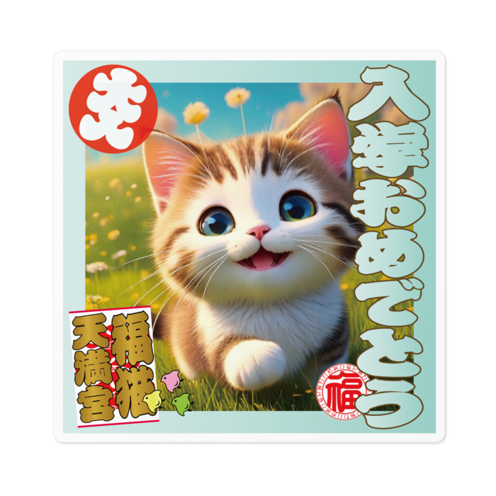 ステッカー - 100 x 100 (mm)