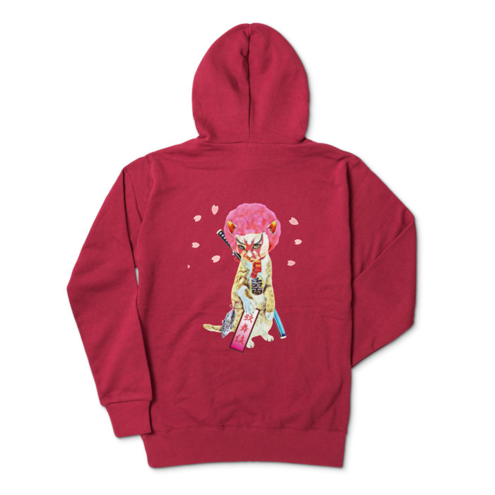 パーカー - L - バーガンディ