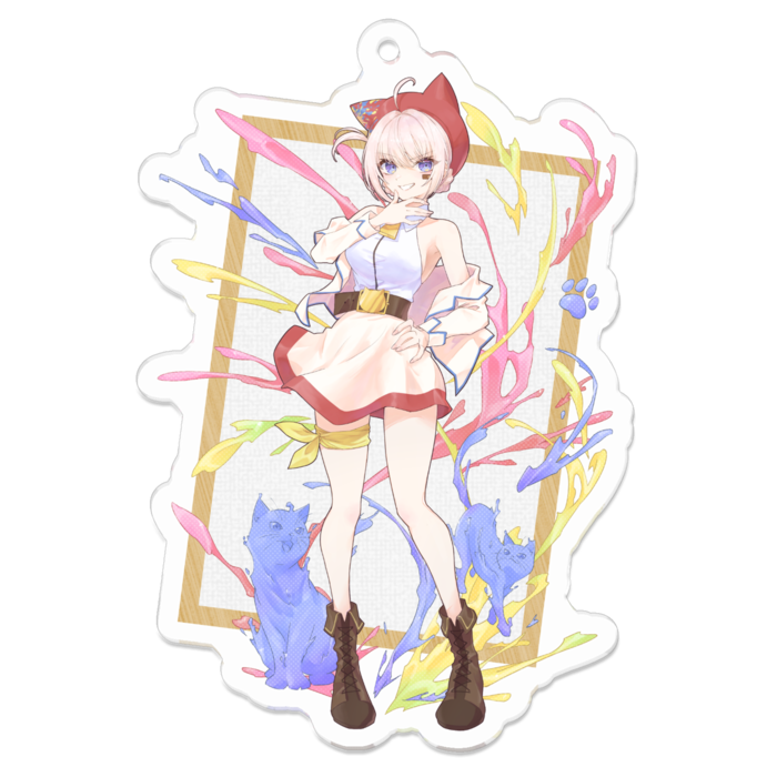 アクリルキーホルダー - 70 x 70 (mm)