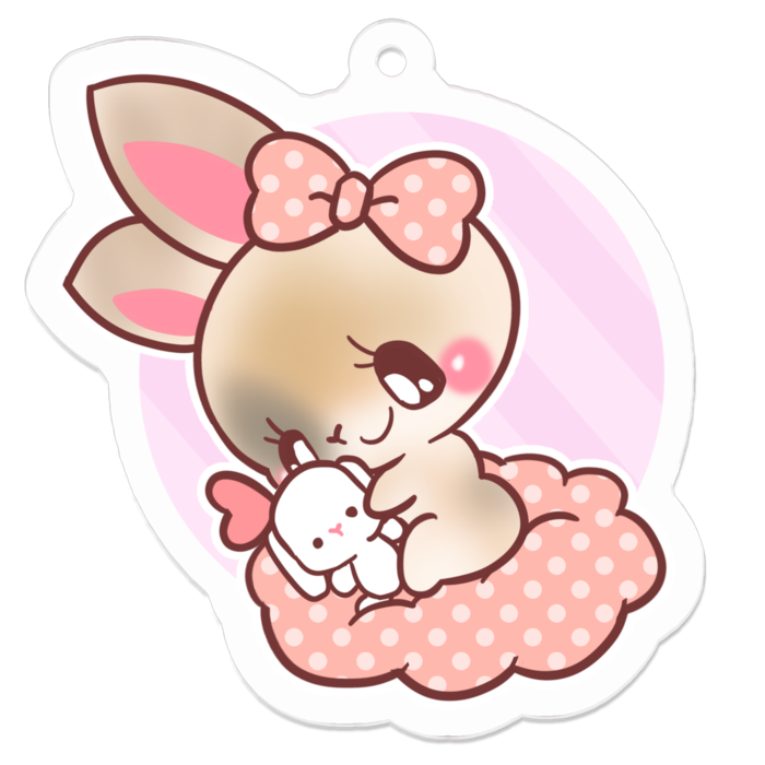 アクリルキーホルダー - 50 x 50 (mm)