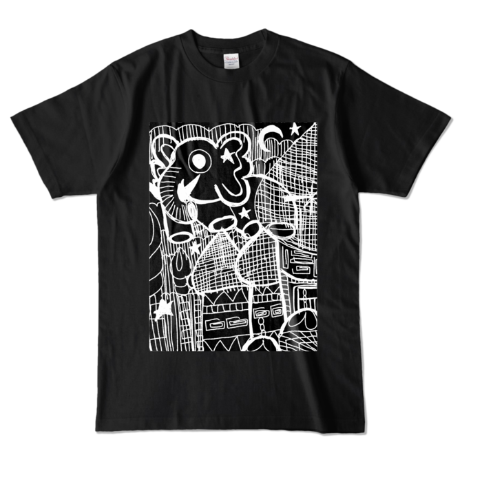 カラーTシャツ - L - ブラック (濃色)