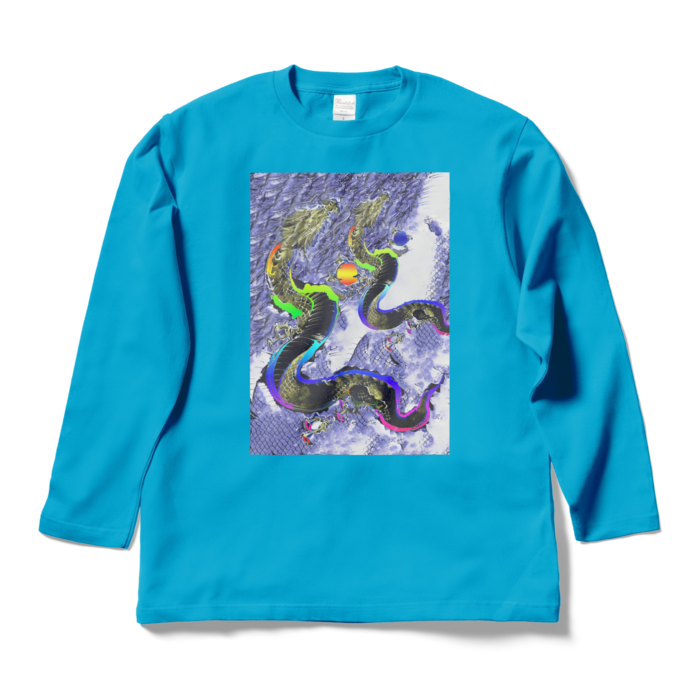 ロングスリーブTシャツ - L - ターコイズ