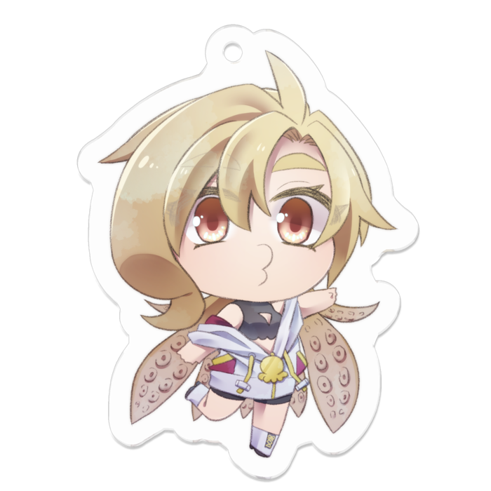 アクリルキーホルダー（コーティング） - 50 x 50 (mm)