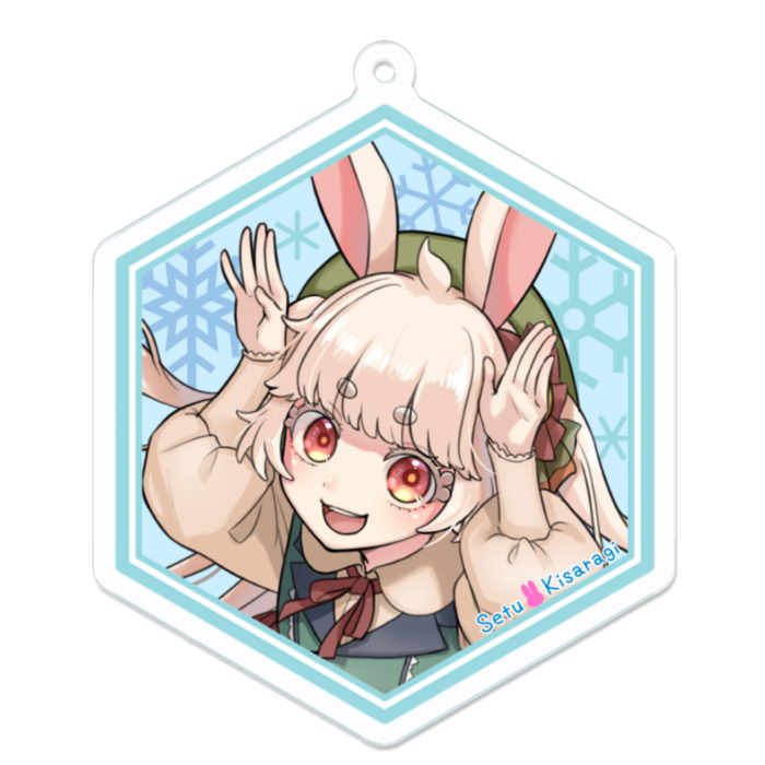 アクリルキーホルダー - 70 x 70 (mm)