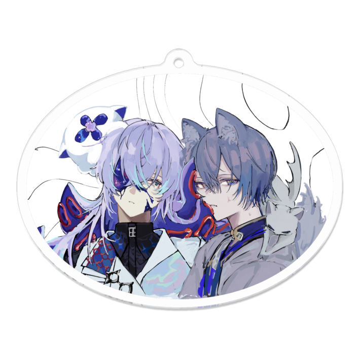 アクリルキーホルダー - 70 x 70 (mm)