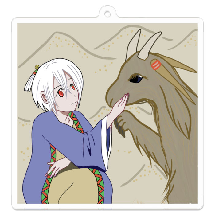 アクリルキーホルダー - 70 x 70 (mm)