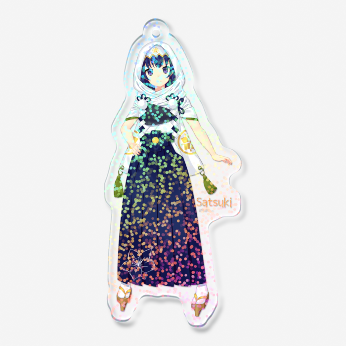 ホログラムアクリルキーホルダー - 70 × 70mm