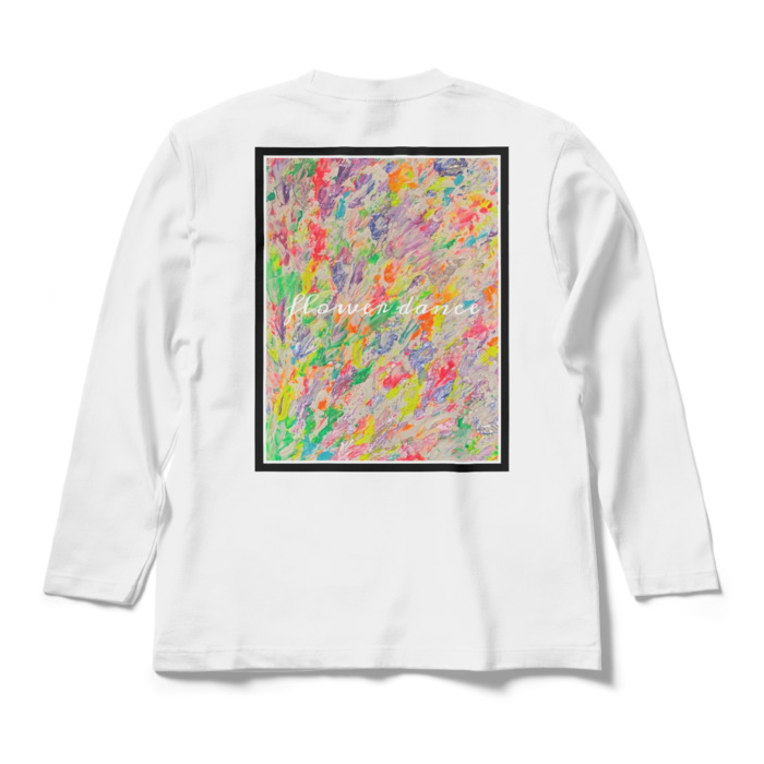 flower dance light ロングスリーブTシャツ - M - ホワイト